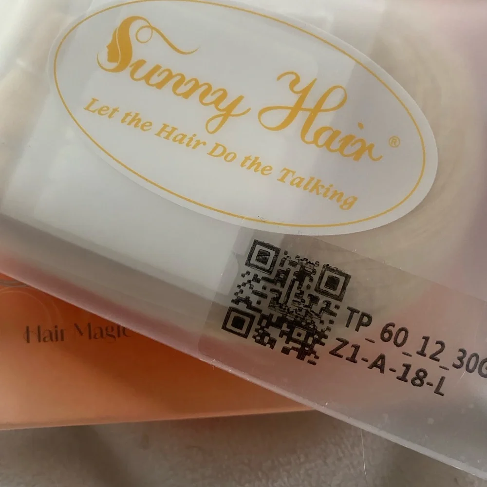 Sunny Human Hair Tape In Extensions 12 Inch 30g 20Pcs #60 Bleach Blonde Remy NEW